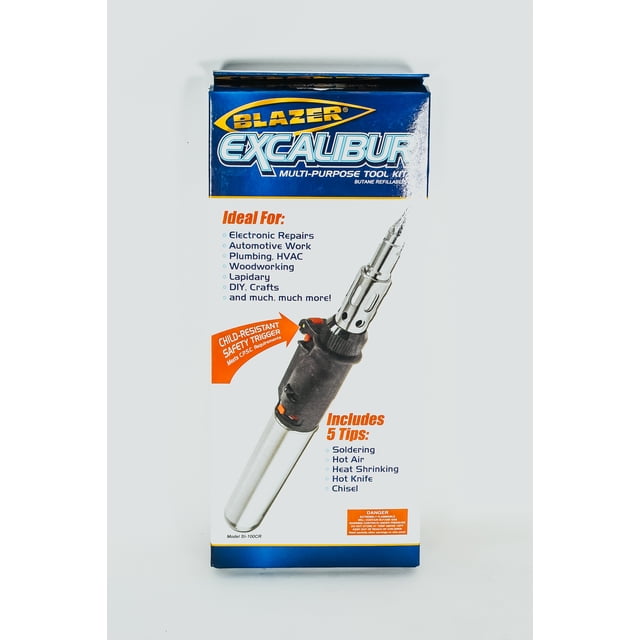 Blazer SI-100CR Excalibur Multi-Purpose Butane Torch and Hot Air ...