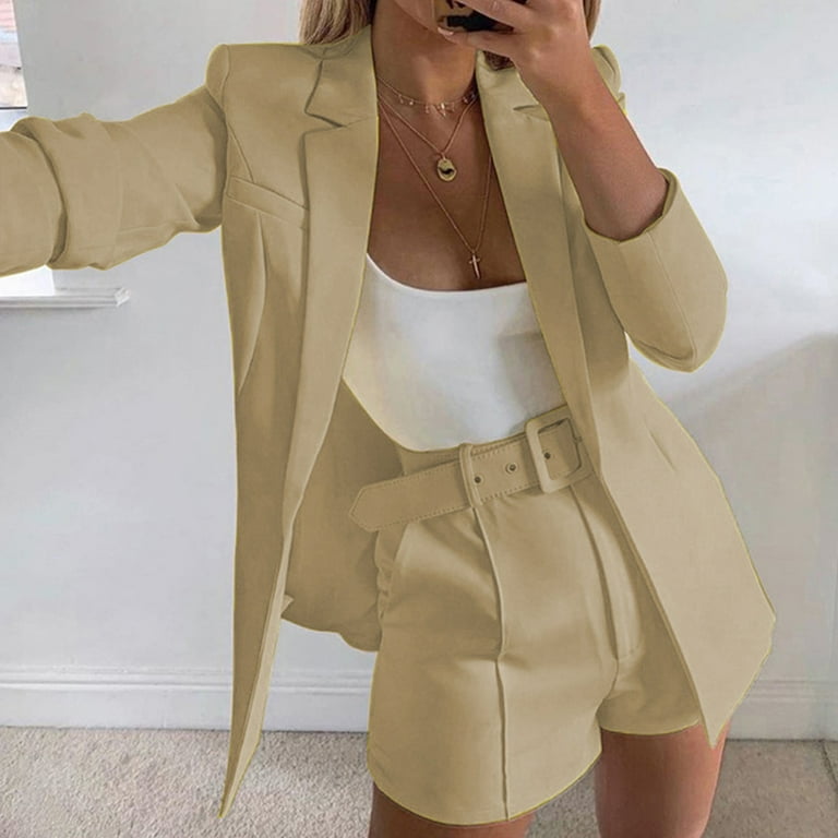 Casual Elegant Solid Turndown Collar Outerwear(6 Colors) Casual Elegant Solid Turndown Collar Outerwear(6 Colors)