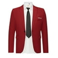 thumbnail image 1 of Blazers For Men Slim Fit Regular Large Size Double Pocket Slim Light Casual Attendance Business Travel Jacket Winter Jackets, 1 of 4