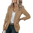 thumbnail image 1 of Blazers Jackets for Women Plus Size Business Casual Long Blazer Work Office Open Front Long Sleeve Cardigan Coats Tops, 1 of 10
