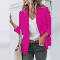 thumbnail image 1 of Blazers for Women Business Casual Open Front Long Sleeve Jackets Plus Size Lightweight Work Office Blazer Suits Cardigan, 1 of 5