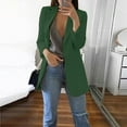 thumbnail image 1 of Blazers for Women Casual Open Front Blazer Business Business Coat Solid Color Outwear Dressy Long Sleeve Blazer, 1 of 5