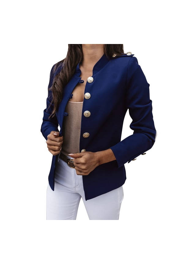 Blazers for Women Hemlock Europe And The United States Long Sleeve Slim Breasted Small Suit Short Jacket Womens Blazer