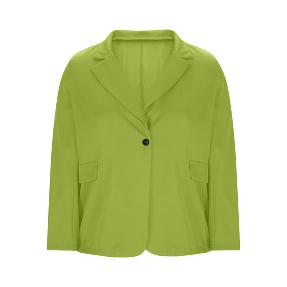 Blazers for Women Open Front Casual Work Blazer Jackets Long Sleeve Plus Size Jacket Button Fall Winter Clothing S-5XL