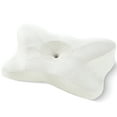 thumbnail image 1 of Blazezo Cervical Pillow for Neck and Shoulder Pain, 2-in-1 Adjustable Orthopedic Bed Pillow with Ergonomic Hollow, Memory Foam for All Sleeping Positions, Support Back and Side Sleepers White, 1 of 8
