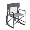 thumbnail image 1 of Blazezo Portable Folding Rocking Camping Chair, Outdoor Rocker with Drink Holder, Heavy Duty 400 lb Capacity, Breathable Mesh, for Lawn Patio, 1 of 8