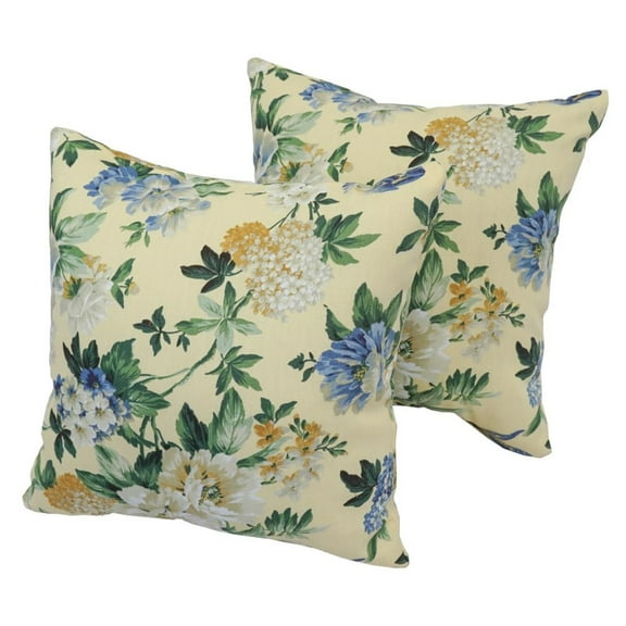 Blaziing Needles 17-inch Outdoor Spun Polyester Throw Pillows (Set of 2)