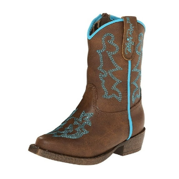Blazin Roxx 4417002-05 Caroline Cowgirl Boot Snip Toe, Brown - Size 5
