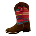 thumbnail image 1 of Blazin Roxx Western Boots Girls Camilla Striped Flower Brown 4449844, 1 of 2