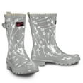 thumbnail image 1 of Blazin Roxx 58177-09 Emerson Round Rubber Toe Rain Boots, Grey - Size 9, 1 of 6