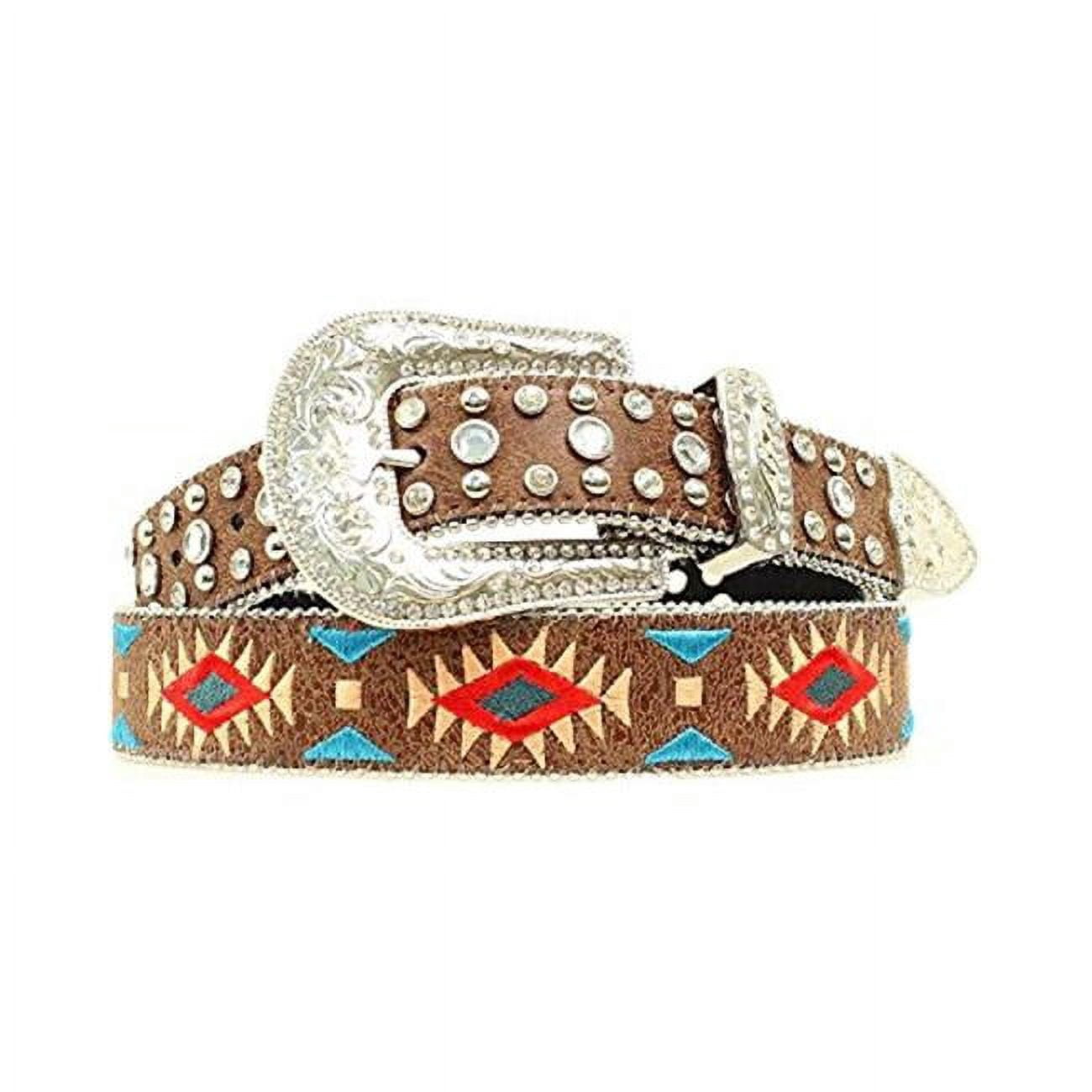 Blazin Roxx Embellished Western Belt Blazin Roxx® Metallic Belt - Women main image 3