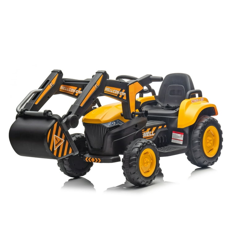 Blazin Wheels 12V Battery Operated Powerful Digger Rideon Yellow Ages 3 Years and up. 3.1 Max Speed