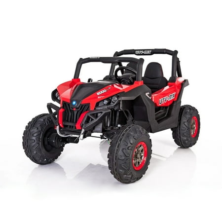 Blazin Wheels 12 Volt Battery Powered Red Wild Cross UTV Ride-On Vehicle