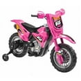thumbnail image 1 of Blazin' Wheels 6 Volt Pink Dirt Bike Battery Powered Ride-On for Kids, 1 of 6
