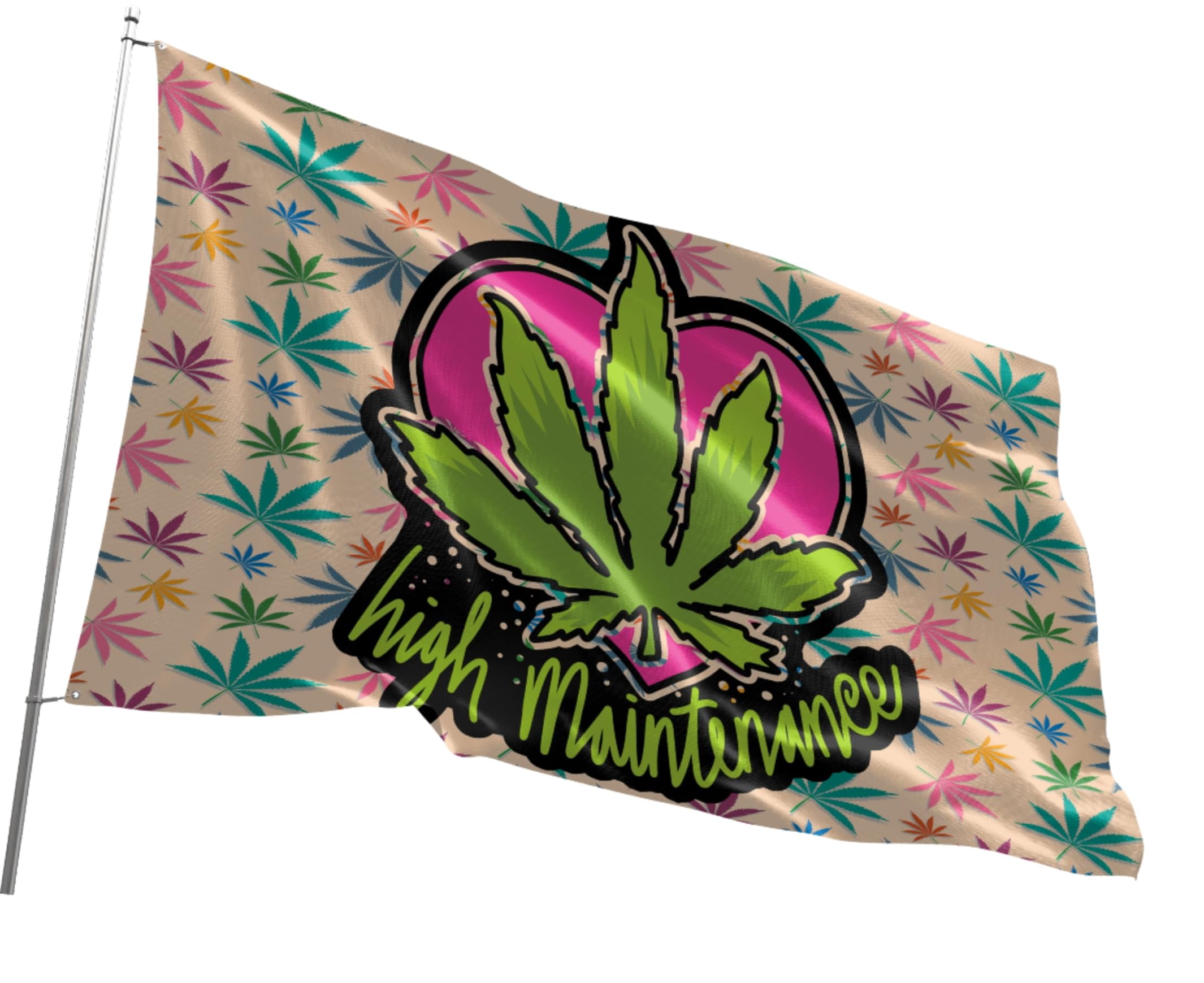 Blazing Buddies High Maintenance Flag - Durable and Weather Resistant ...