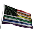 thumbnail image 1 of Blazing Buddies Joints Pride Flag - Durable and Weather Resistant Beach Flags, Vibrant Color Funny Banner, 3x5 Indoor And Outdoor Flag, Yard Lawn Outdoor Decor, 1 of 5