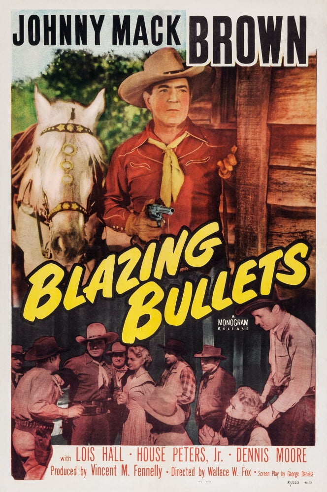 Blazing Bullets Canvas Art - (11 x 17)