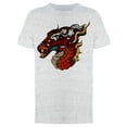 thumbnail image 1 of Blazing Dragon Head T-Shirt Men -Image by Shutterstock, Male Small, 1 of 2