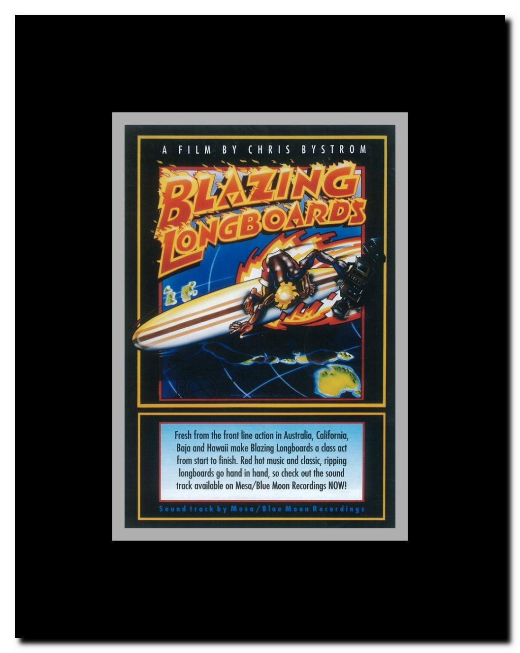 Blazing Longboards Framed Movie Poster