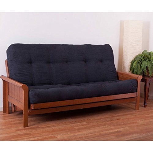 Blazing Needles Vitality 10-inch Microsuede Queen-size Futon Mattress-Color:Lemon,Size:Queen