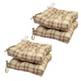 thumbnail image 1 of 16-inch Indoor Square Tufted Chair Cushions (Set of 4) 916X16SQ-T-4CH-ID-050, 1 of 1