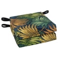 thumbnail image 1 of Blazing Needles 16-inch Indoor/Outdoor Chair Cushions (Set of 2) - 16 x 16 Laperta Monsoon, 1 of 5