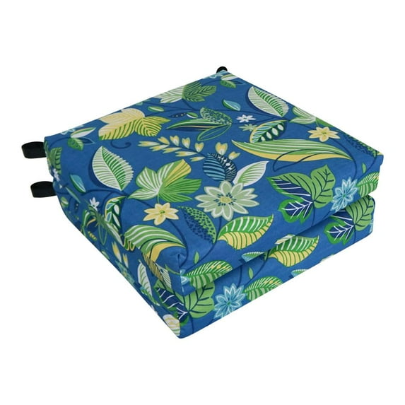 Blazing Needles 16-inch Outdoor Cushion, Skyworks Caribbean