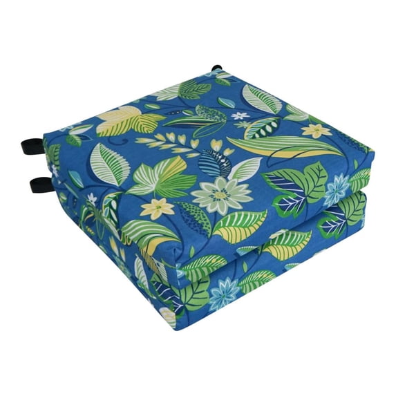 Blazing Needles 16-inch Outdoor Cushion, Skyworks Caribbean