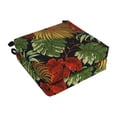 thumbnail image 1 of Blazing Needles 16-inch Outdoor Cushion, Tropique Raven (set of 2), 1 of 5