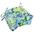 thumbnail image 1 of Blazing Needles 16-inch Polyester Patterned Outdoor U-shaped Chair Cushions (Set of 2), 1 of 5