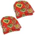 thumbnail image 1 of 16-inch Outdoor Spun Polyester U-shaped Tufted Chair Cushions (Set of 4), 1 of 2