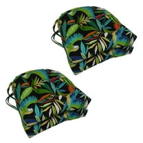 16-inch Outdoor Spun Polyester U-shaped Tufted Chair Cushions (Set of 4)