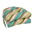 thumbnail image 1 of Blazing Needles 16-inch Rounded Back Tufted Outdoor Chair Cushion, 16 x 16, Browning Opal 2 Count, 1 of 2
