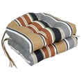 thumbnail image 1 of 16-inch Spun Polyester Outdoor U-shaped Tufted Chair Cushions (Set of 2) 916X16US-T-2CH-OD-207, 1 of 2