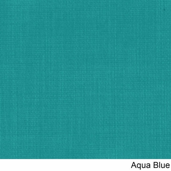 Blazing Needles 16-inch Square Indoor/Outdoor Chair Cushions (Set of 2) - 16 x 16 Aqua Blue