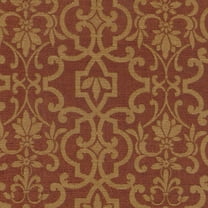 Blazing Needles  16-inch Indoor/Outdoor Chair Cushion (Set of 2) - 16" x 16" Vanya Paprika