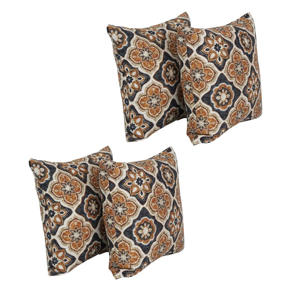 17-inch Square Polyester Outdoor Throw Pillows (Set of 4) 9910-S4-OD-201