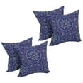 thumbnail image 1 of 17-inch Square Polyester Outdoor Throw Pillows (Set of 4) 9910-S4-OD-100, 1 of 2