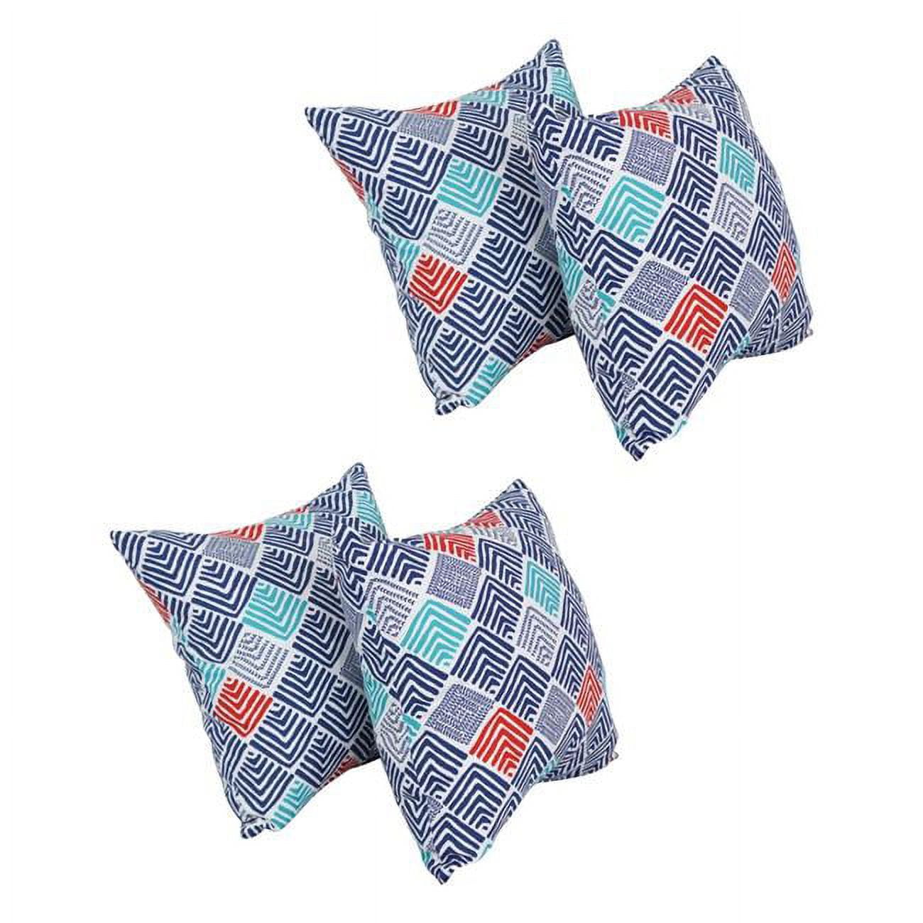 Blazing Needles 17 in. Square Polyester Outdoor Throw Pillows, Belk