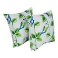 thumbnail image 1 of Blazing Needles 17-inch Square Polyester Outdoor Throw Pillows (Set of 2), 1 of 4