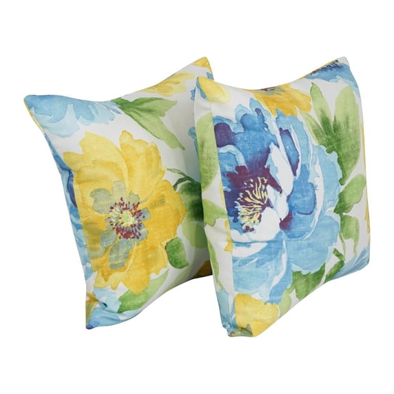 17-inch Square Polyester Outdoor Throw Pillows (Set of 2) 9910-S2-OD-244
