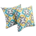 thumbnail image 1 of Blazing Needles 9910-S2-OD-186 17 in. Square Polyester Outdoor Throw Pillows, Rieser Sterling - Set of 2, 1 of 2