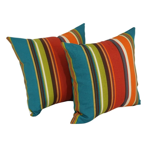 Blazing Needles 17-inch Indoor/Outdoor Throw Pillow (Set of 2) - 18"