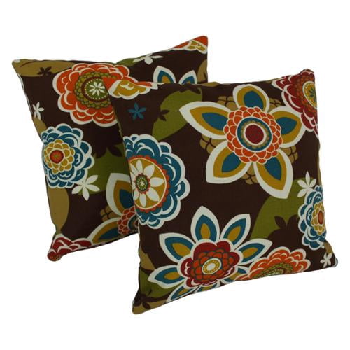Blazing Needles  17-inch Indoor/Outdoor Throw Pillow (Set of 2) - 18"