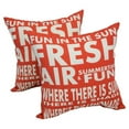 thumbnail image 1 of Blazing Needles 17-inch Outdoor Spun Polyester Throw Pillows (Set of 2), 1 of 2