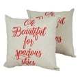thumbnail image 1 of Blazing Needles 17-inch Outdoor Spun Polyester Throw Pillows (Set of 2), 1 of 2