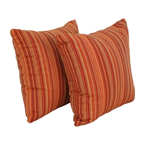 Blazing Needles 17-inch Premium Olefin Outdoor Throw Pillows (Set of 2)