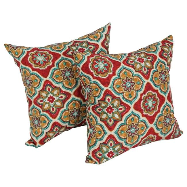Blazing Needles  17-inch Indoor/Outdoor Throw Pillow (Set of 2) - 18"