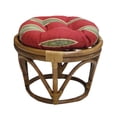 thumbnail image 1 of Blazing Needles 18 in. Outdoor Papasan Footstool Cushion, 1 of 2