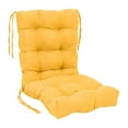 thumbnail image 1 of Blazing Needles 18-inch by 38-inch Solid Twill Tufted Chair Cushion, 1 of 2